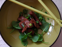 Agneau façon teriyaki