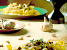 Tagliatelles aux fèves