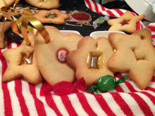 Biscuits de Noël aux petits bonbons 