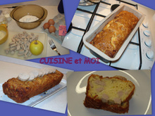Cake au pommes et boudin blanc