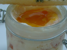 Œuf cocotte et ces mouillettes