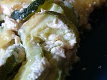 Gratin de courgettes à la ricotta ou cottage cheese