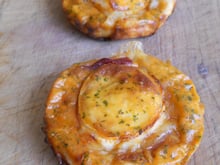 Mini quiches chorizo - tomate - chèvre