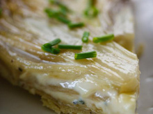 Tatin d'endives au Bresse Bleu