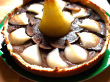 Tarte poire chocolat à la crème d'amande