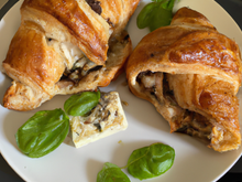 Croissant chèvre-sardine
