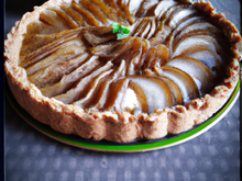 Tarte à la poire barbue