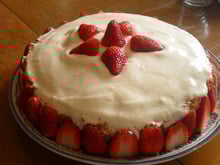 Fraisier façon tiramisu maison