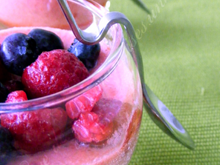 Mousse de fruits rouges express