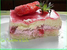 Petits bavarois fraises et chocolat blanc