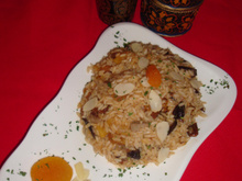 Risotto Marocain aux fruits secs et aux escargots