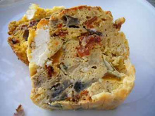 Cake méditerranéen aux légumes