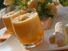 Verrine de melon à la noix de coco