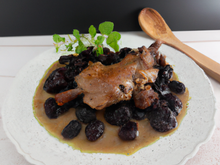 Lapin aux pruneaux et raisins (recette du Nord)