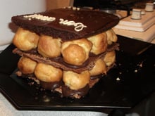 Mille feuilles aux trois chocolats, trop choux