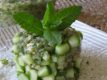 Tartare de concombre à la menthe facile