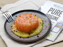 Dôme de saumon fumé, avocat et mangue