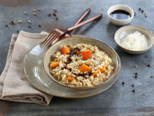 Risotto potimarron et vinaigre balsamique