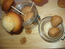 Muffin à la pomme et aux noix