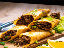 Nems d'agneau aux légumes