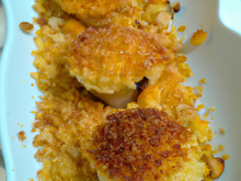 Noix de saint jacques en crumble