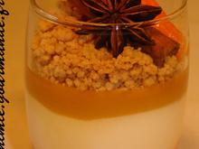 Verrine aux carottes confites et épices douces