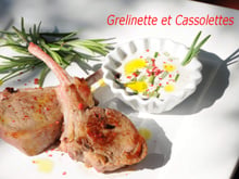 Côtes d'agneau au Romarin