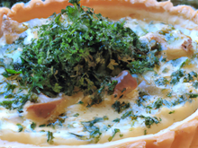 Tartelette de la mer à la crème de cresson de Méréville