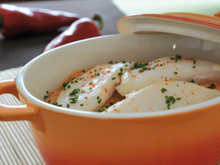 Navarin de morue aux patates douces et piment d'Espelette