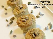 Moelleux au noix et à la cardamome