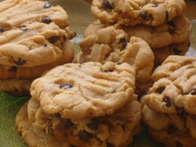 Cookies au beurre de cacahuetes et pépites de chocolat