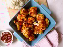 Wings de chou-fleur avec leur sauce BBQ maison