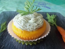 Cupcake carotte/cumin et ses fan(e)s