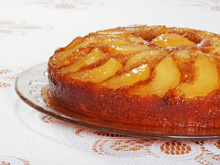 Gâteau de semoule aux pommes caramélisées