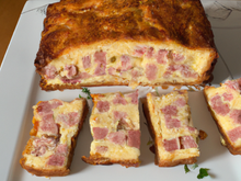 Cake jambon moutarde