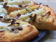 Pizza Healthy aux Asperges des Sables des Landes IGP et à la patate douce