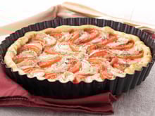 Quiche aux tomates et chèvre