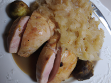 Chapon à la choucroute