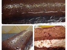 Gâteau aux trois chocolats