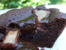 Moelleux chocolat aux zestes d'oranges et dès de poires