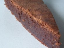 Gâteau fondant au chocolat noir...