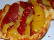 Mini tatin à la mangue et magret de canard