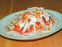 Papillotes de poisson aux petits légumes
