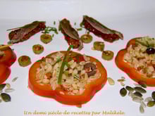 Salade de grains de blé sauce Picado