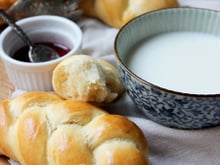 Mini-brioches tressées