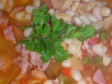 Haricots Blancs avec Jambon fumé