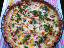 Quiche fromage surimi