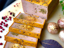 Terrine de foie gras au pain d'épices