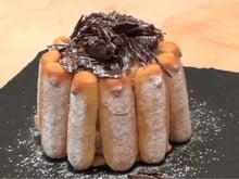 Charlotte aux poires et au chocolat