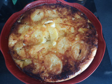 Tarte tatin andouille du Val d'Ajol/Munster